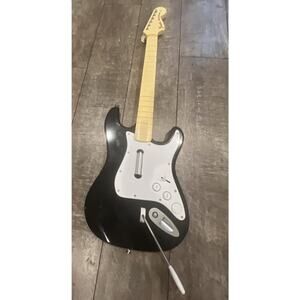 Untested Xbox360 Rock Band Wired Fender Harmonix Stratocaster Guitar (822152)